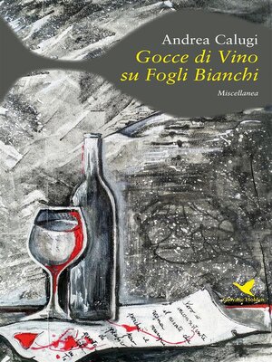 cover image of Gocce di vino su fogli bianchi
